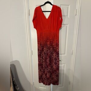 SOMA. XL. Pretty red Maxi dress.